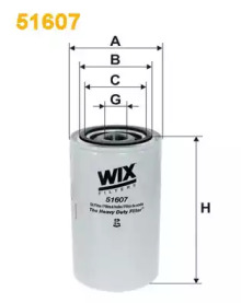 WIX FILTERS 51607 -  Фильтр масляный двигателя